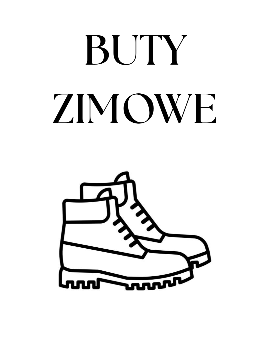 Buty zimowe