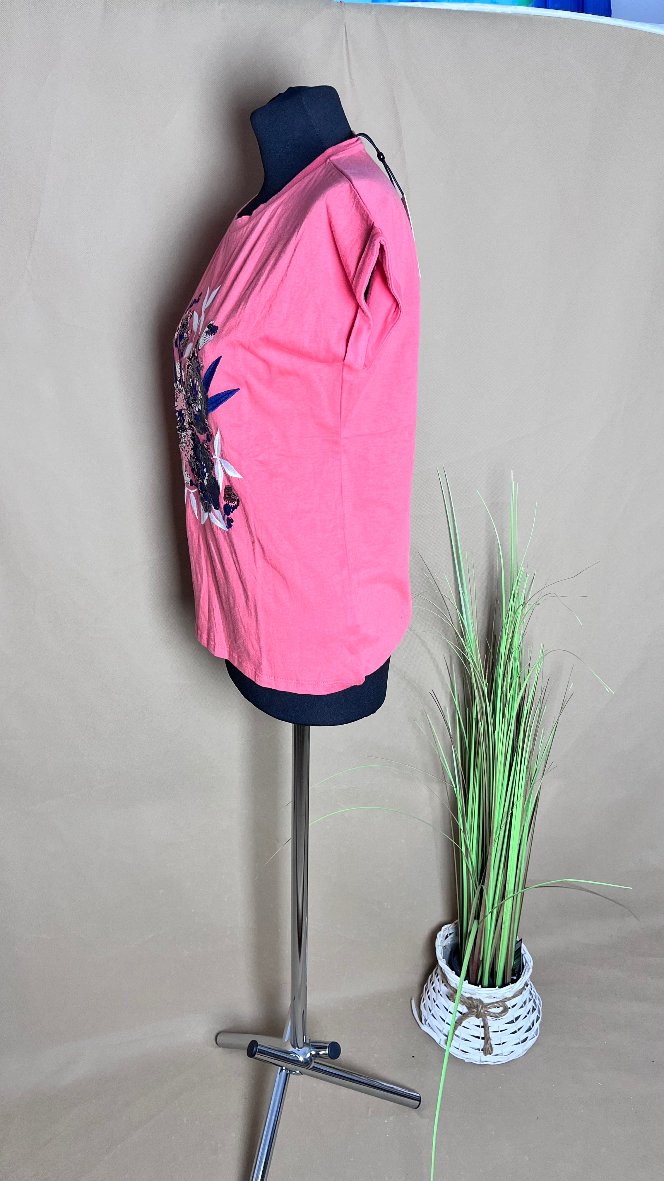 Koszulka koralowa Pepe Jeans