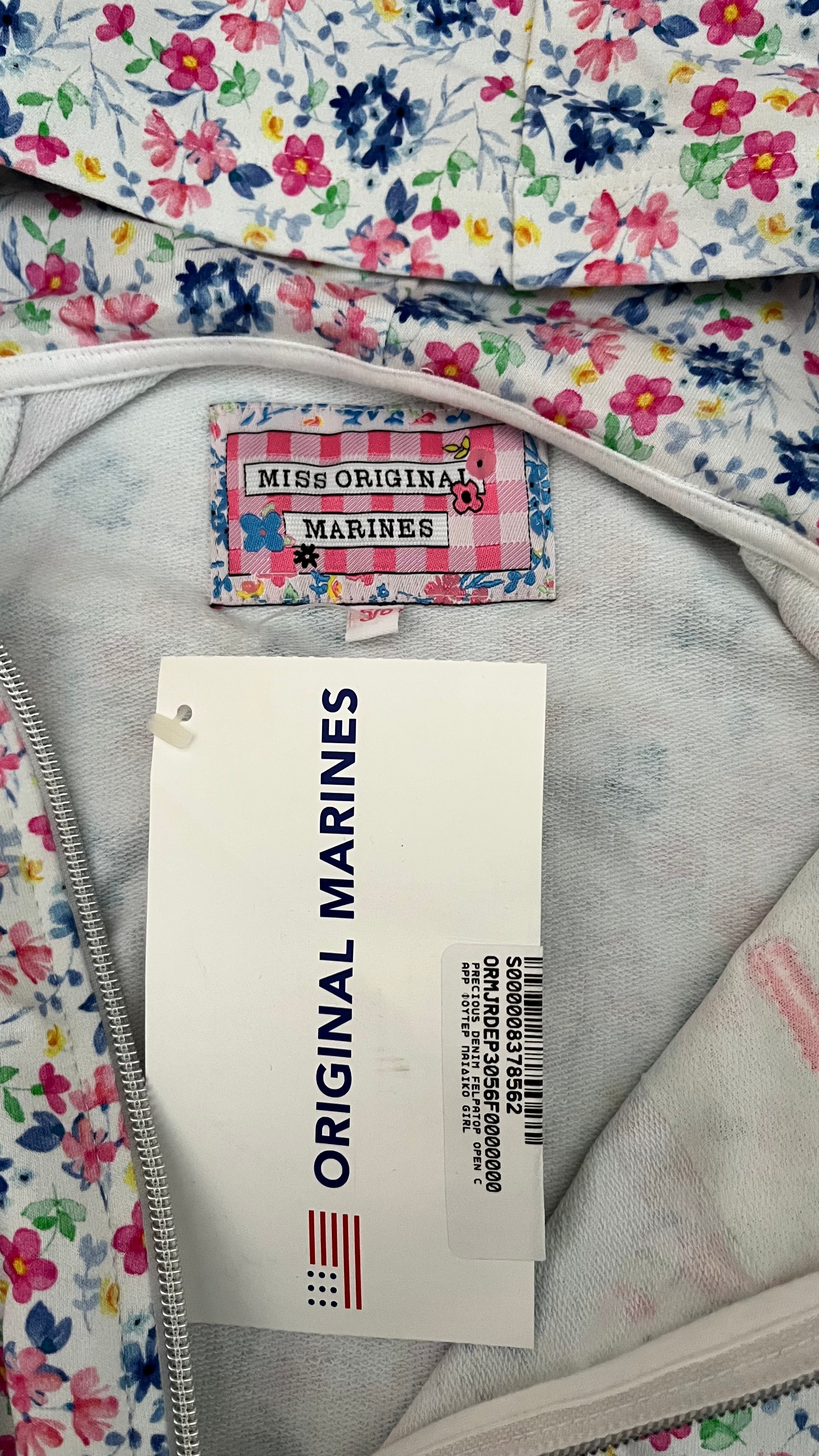 Bluza dziewczęca z kapturem