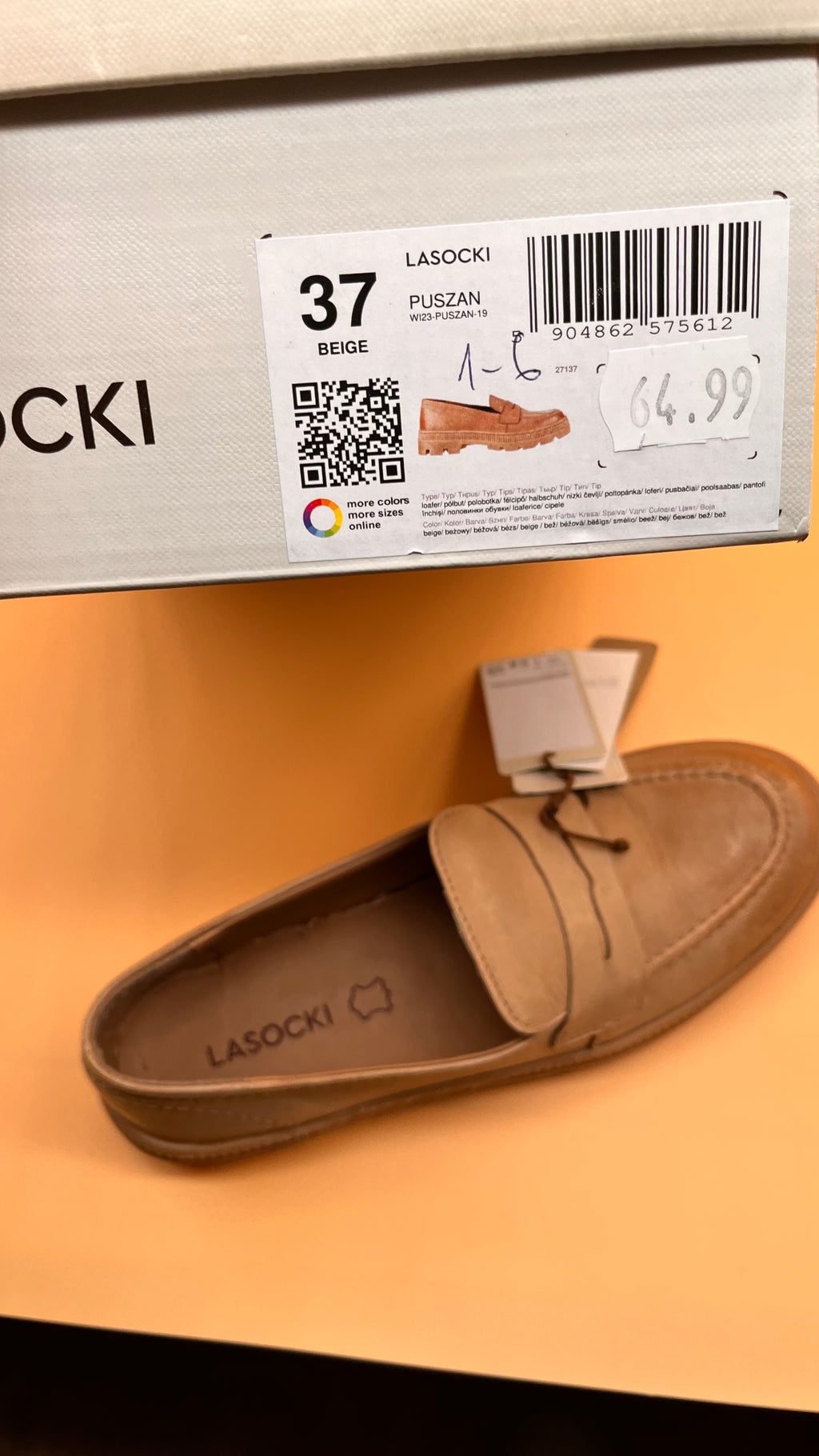 Mokasyny Lasocki